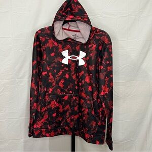 Under Armour Red and White Camo Hoodie NWT